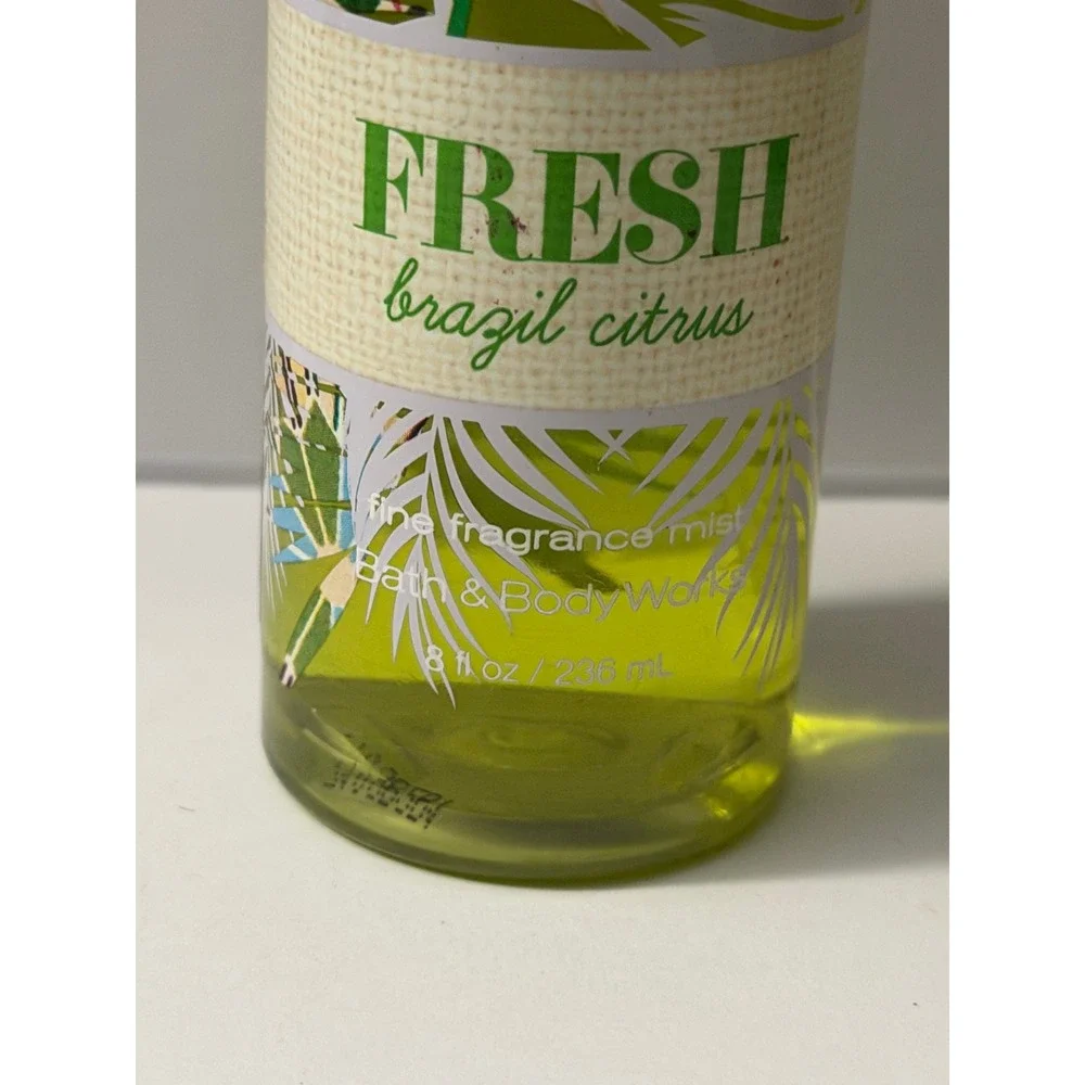 Bath & Body Works Fresh Brazil Citrus Fragrance Mist 8oz Body Spray Tropical